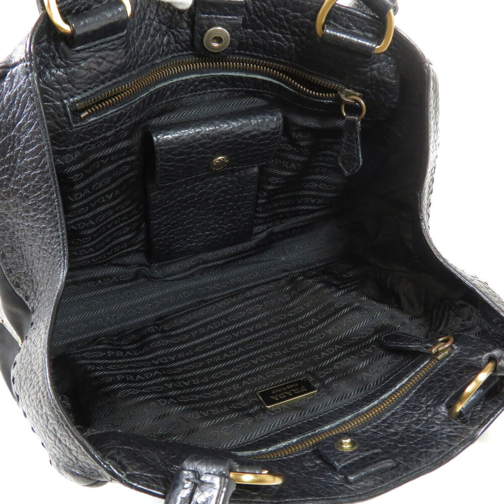 Prada stitch handbag leather - Picture 5 of 11